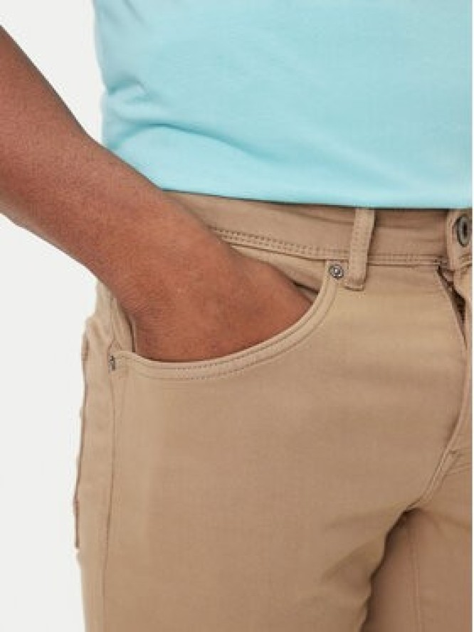 Petrol Industries Szorty jeansowe M-ROS-SHO005 Beżowy Slim Fit
