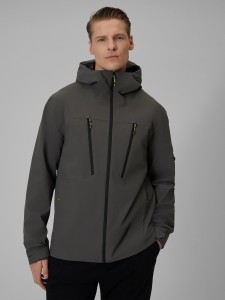 4F Kurtka przejściowa membrana 8000 męska - szara 3XL
