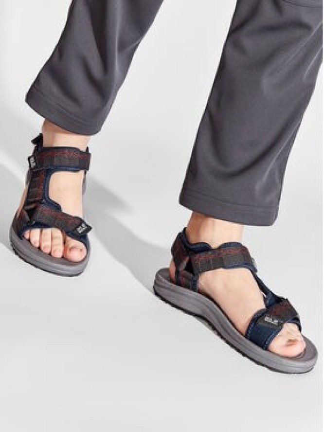 Jack Wolfskin Sandały Wave Breaker M 4052011 Granatowy