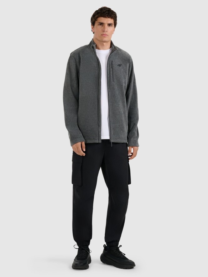 4F Polar regular ze stójką męski - szary L