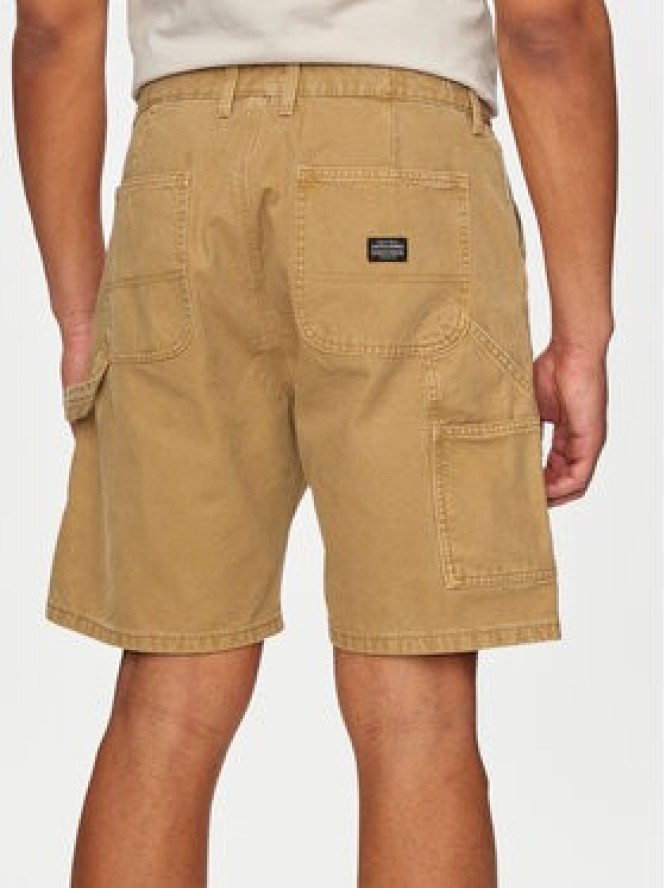 Jack & Jones Szorty jeansowe Jjitony 12252814 Brązowy Loose Fit