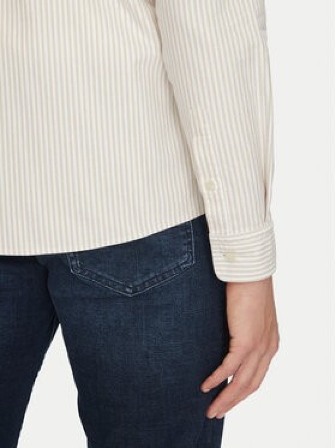 BOSS Koszula Roan 50520275 Beżowy Slim Fit