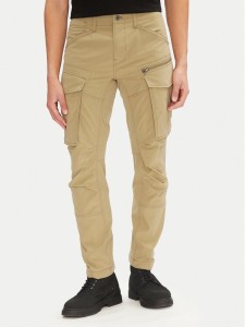 G-Star Raw Spodnie materiałowe Rovic D02190-D909 6057 Khaki Regular Fit