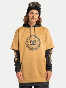 DC Shoes Bluza Dryden ADYFT03440 Brązowy Regular Fit