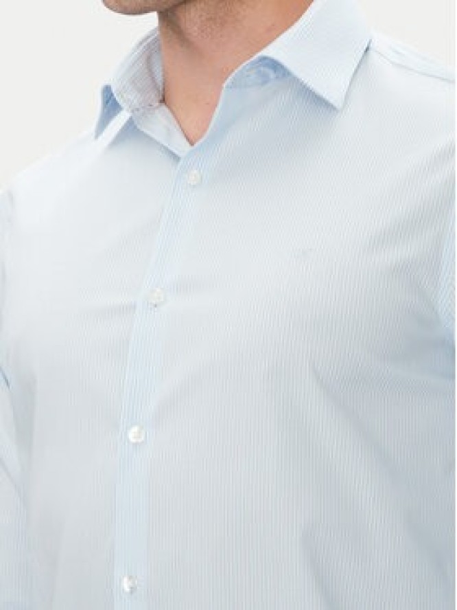 Calvin Klein Koszula LV019EU013 Błękitny Slim Fit