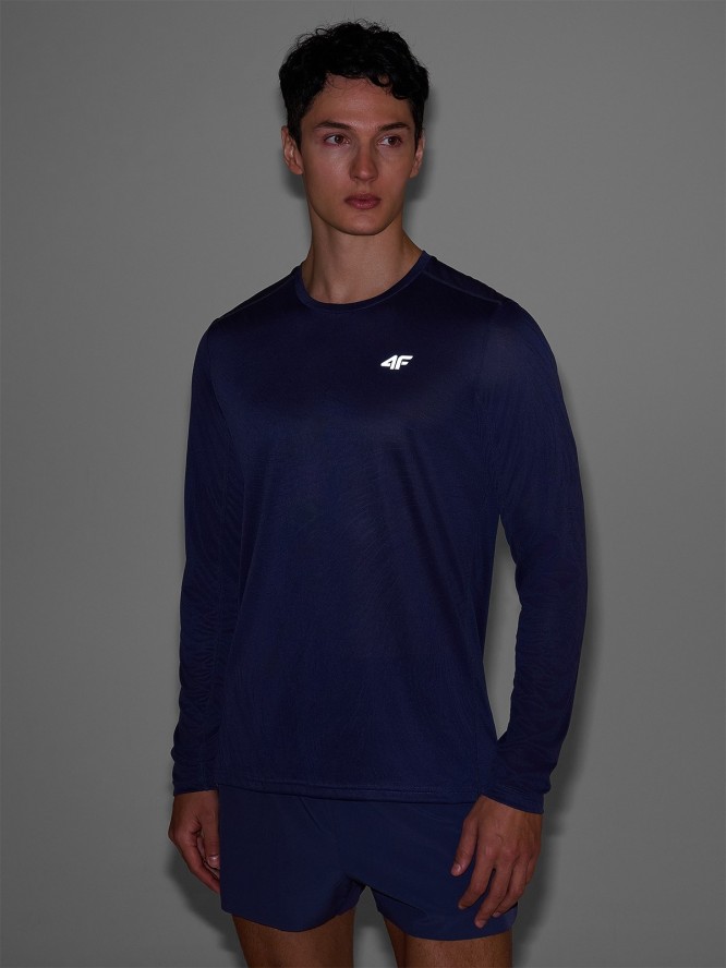 4F Longsleeve do biegania szybkoschnący męski - szary L