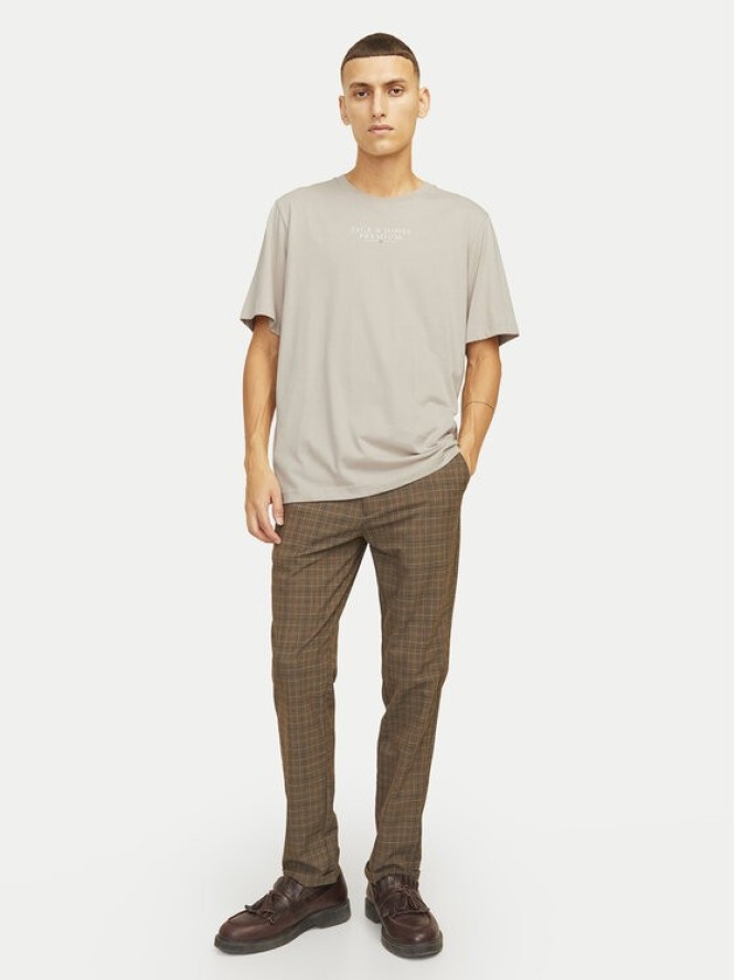 Jack & Jones T-Shirt Archie 12217167 Beżowy Regular Fit
