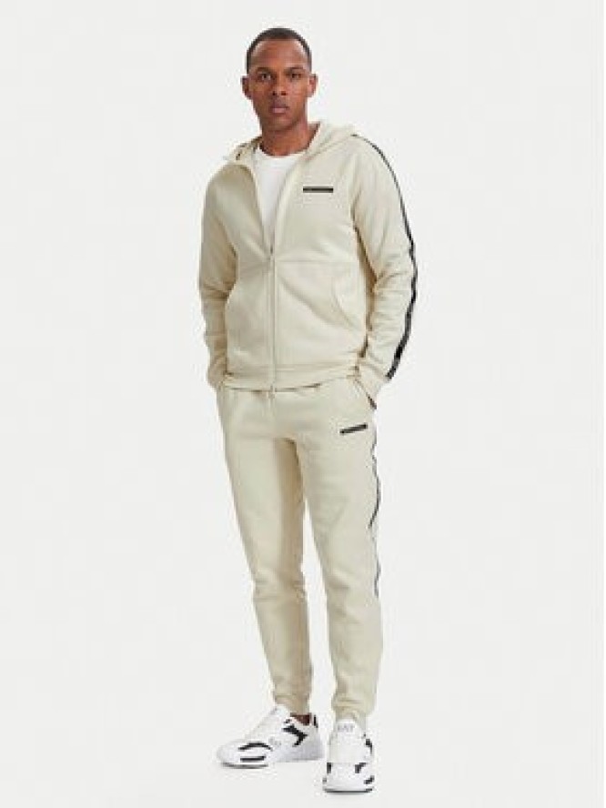 EA7 Emporio Armani Spodnie dresowe 7M002198 AF10377 U1079 Beżowy jasny Slim Fit