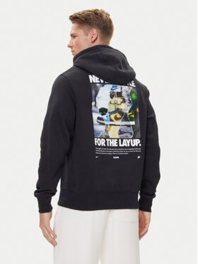 Nike Bluza Club HV5779 Czarny Regular Fit