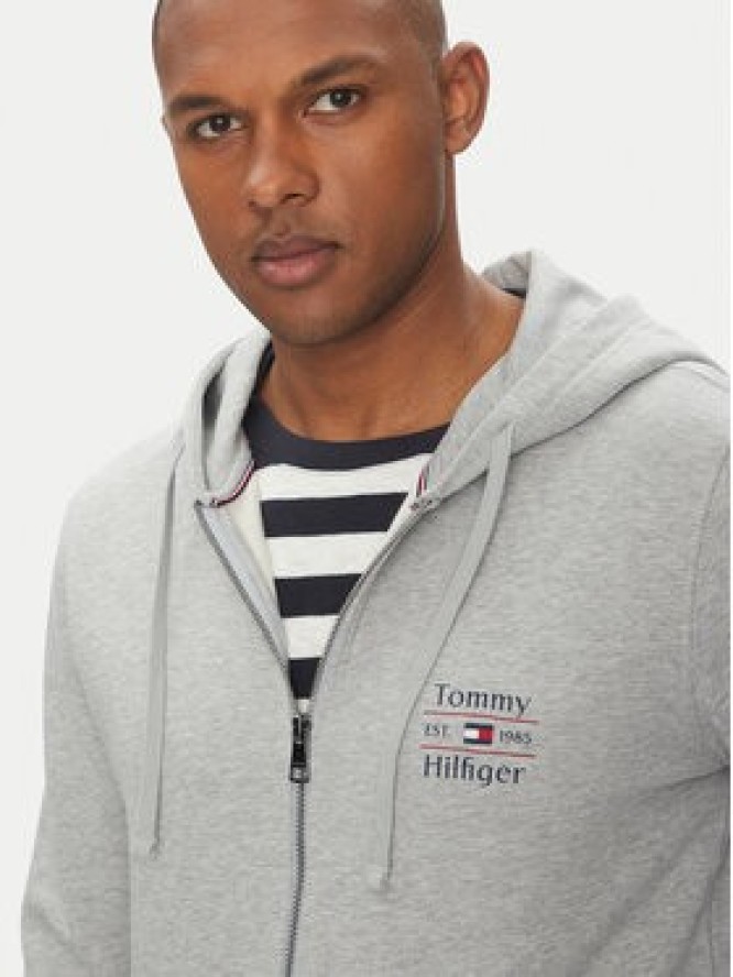 Tommy Hilfiger Bluza MW0MW39250 Szary Regular Fit