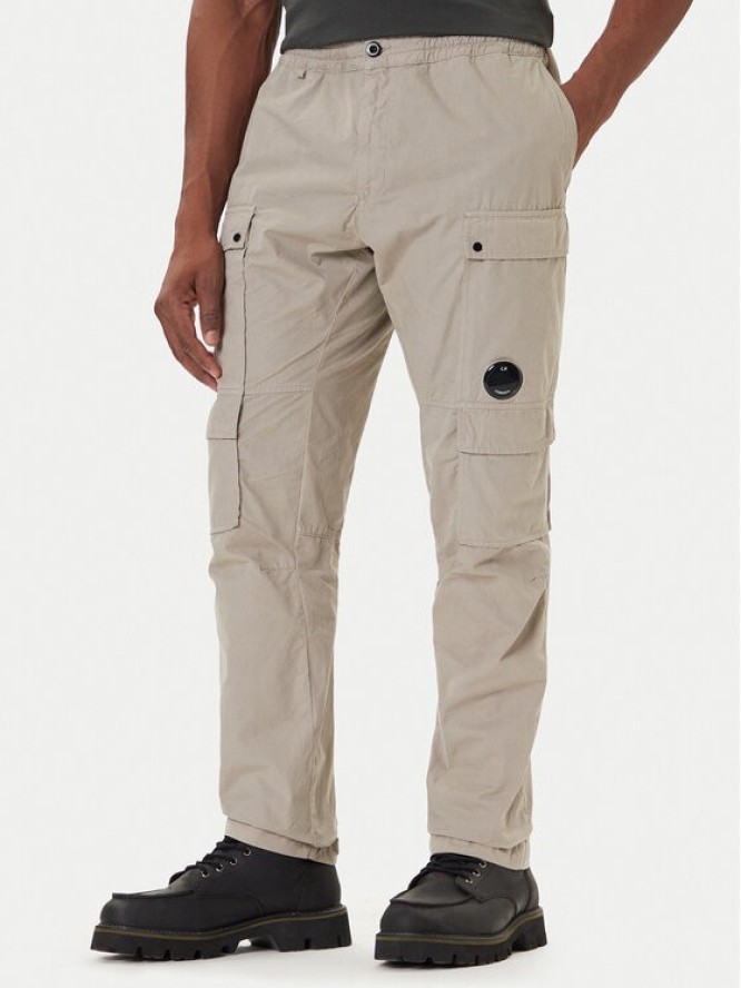 C.P. Company Spodnie materiałowe 19CMPA173A110324G Szary Regular Fit