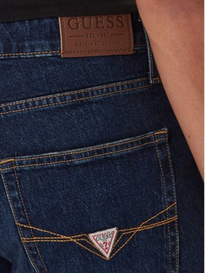 Guess Jeansy M6RAR7 D6430 Niebieski Regular Fit