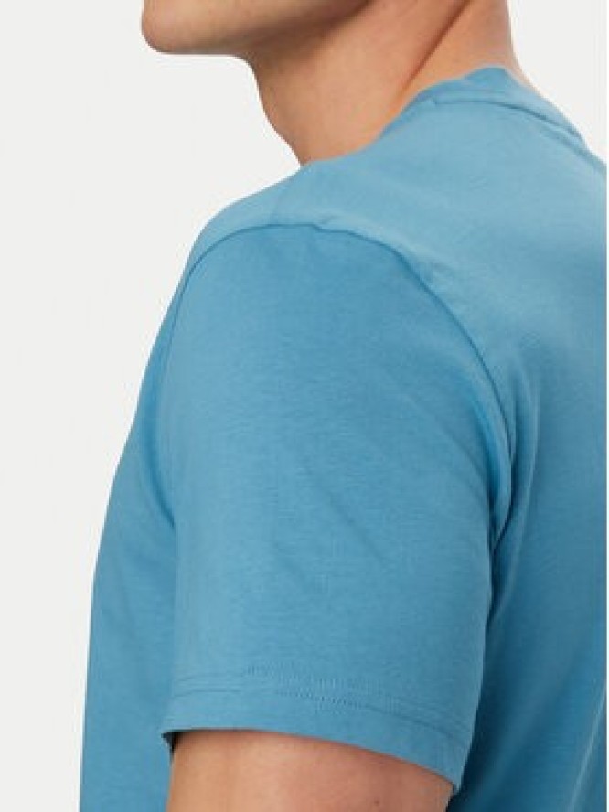BOSS T-Shirt 50491706 Turkusowy Regular Fit