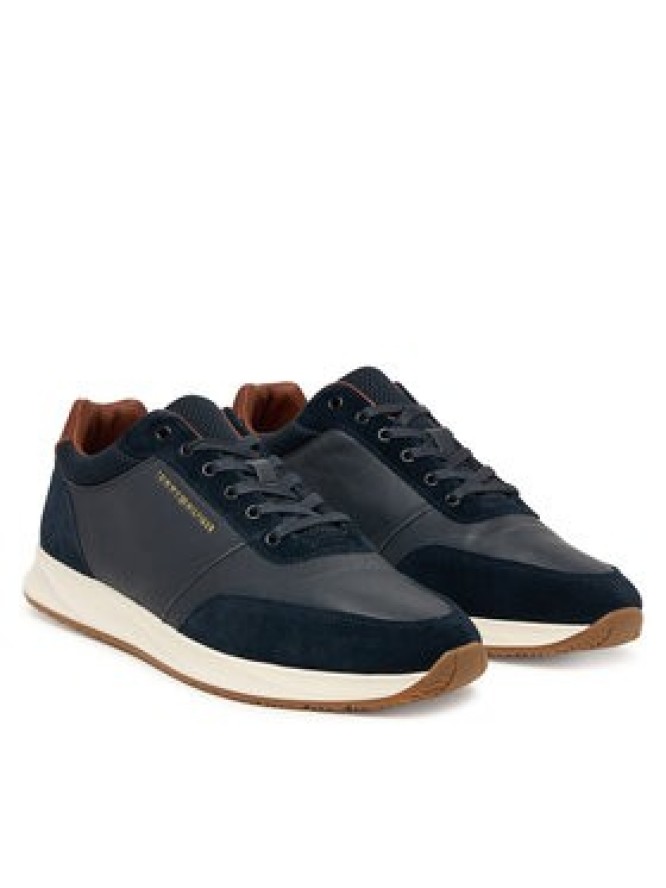 Tommy Hilfiger Sneakersy Dressy Runner FM0FM05910 Granatowy