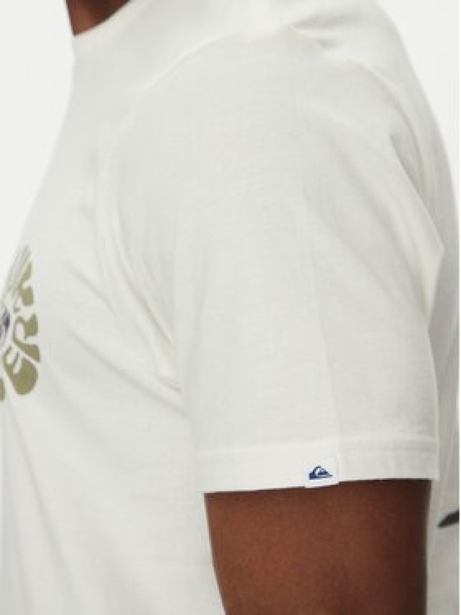 Quiksilver T-Shirt EQYZT08036 Écru Regular Fit