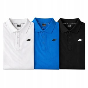 ZESTAW KOSZULEK POLO 4F T-SHIRT MĘSKI KOMPLET 3 SZTUKI M0770