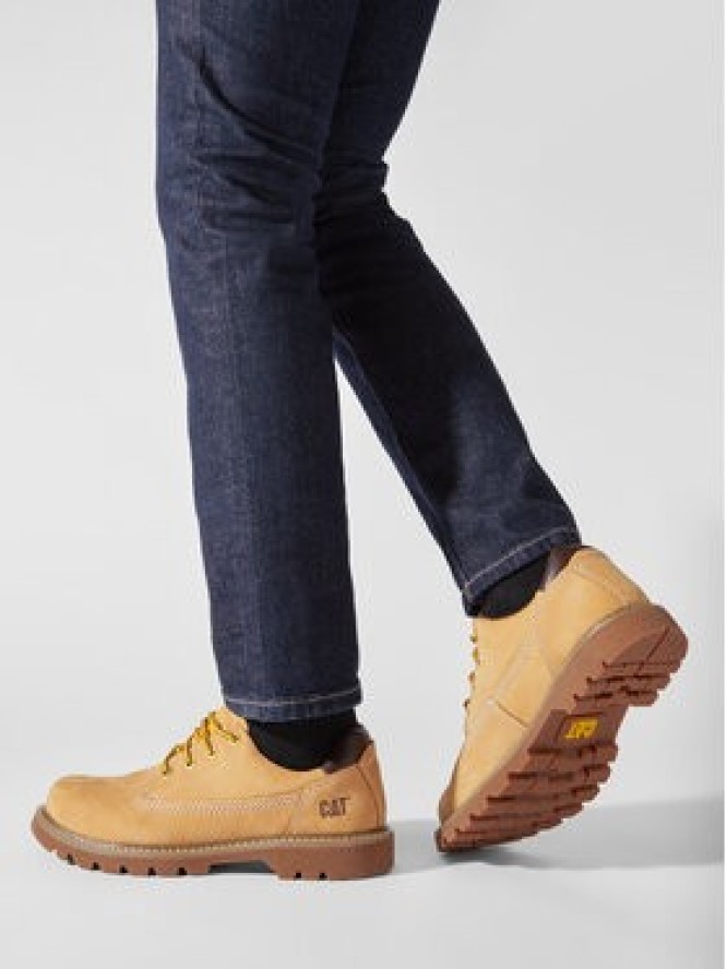 CAT Footwear Półbuty P111124 Żółty