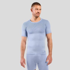 Koszulka męska ODLO BL TOP crew neck s/s PERFORMANCE LIGHT - RAIN DYE