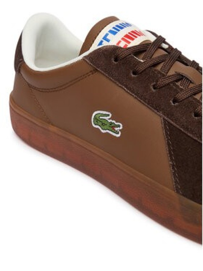 Lacoste Sneakersy Baseshot Pro 51SMA0077 Brązowy