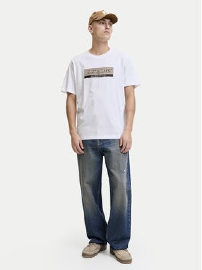 Jack & Jones T-Shirt Rinwood 12283628 Biały Regular Fit