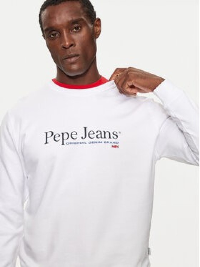 Pepe Jeans Bluza PM582699 Biały Regular Fit