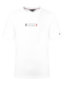 Tommy Hilfiger T-Shirt Brand Love MW0MW41453 Biały Regular Fit
