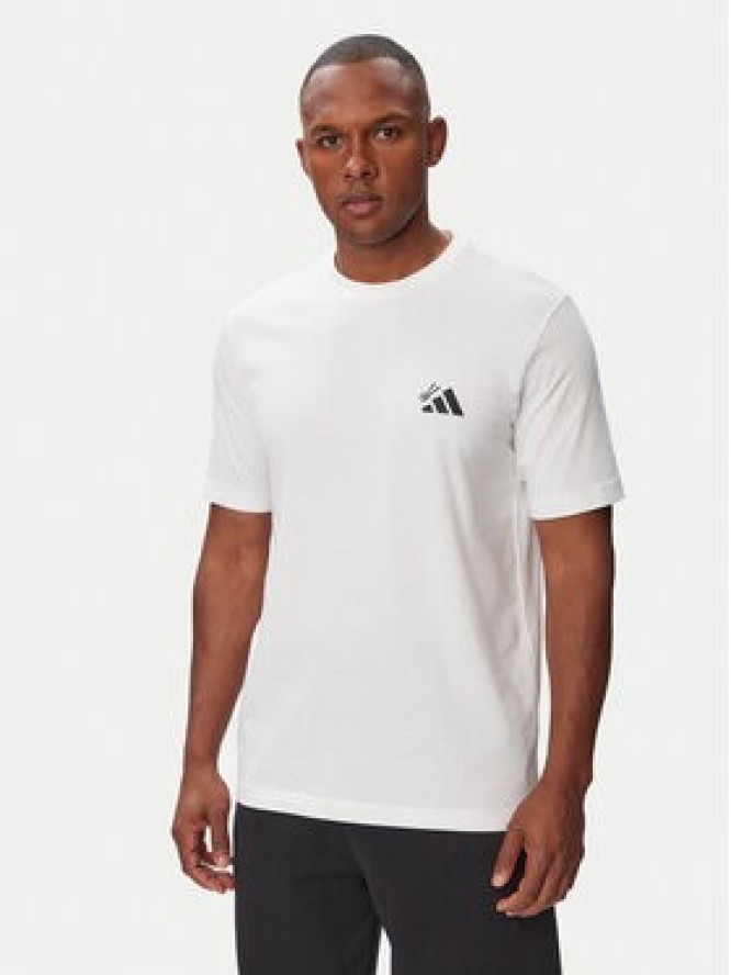 adidas T-Shirt Sushi Graphic KT9706 Biały Regular Fit