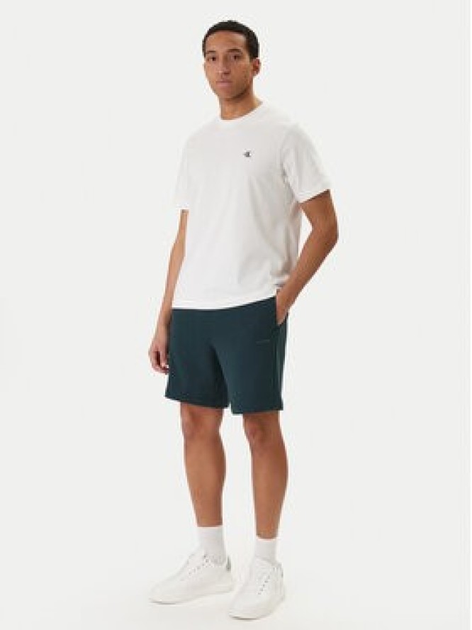 Calvin Klein Szorty sportowe Nano Logo LV04LF244G Zielony Regular Fit