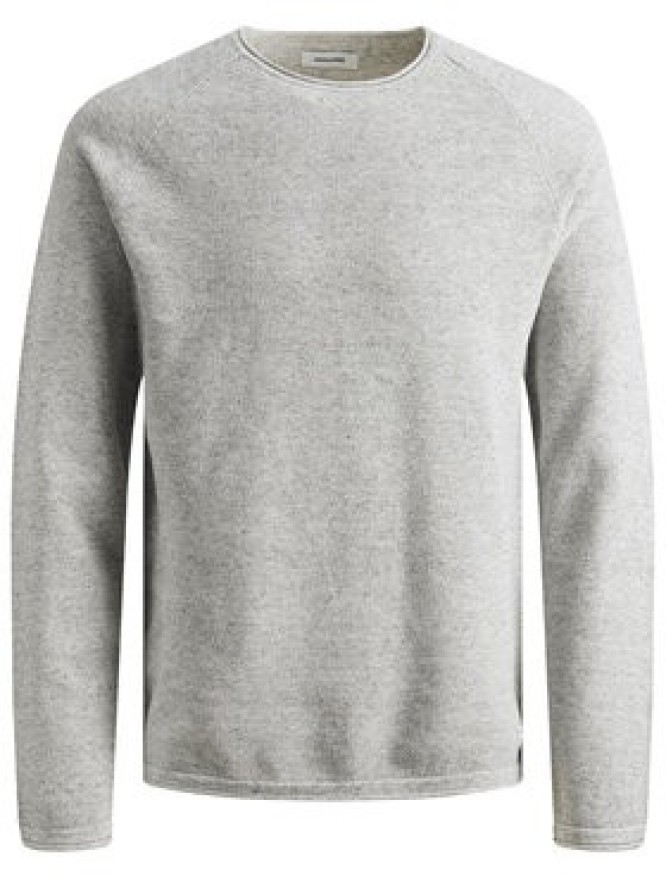 Jack & Jones Sweter Hill 12157321 Szary Regular Fit