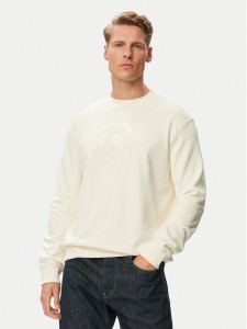 KARL LAGERFELD Bluza 705011 563900 Biały Regular Fit