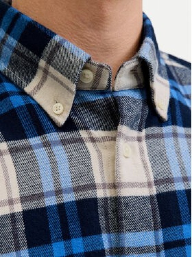 Jack & Jones Koszula Blubarkley 12286224 Granatowy Regular Fit