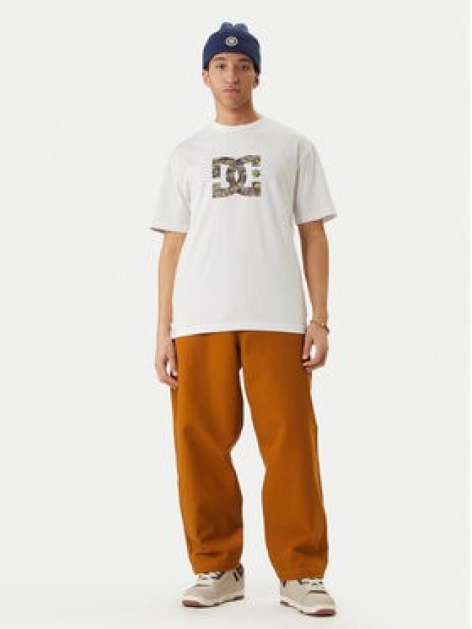 DC Shoes T-Shirt Star Filled EDYZT04348 Biały Regular Fit