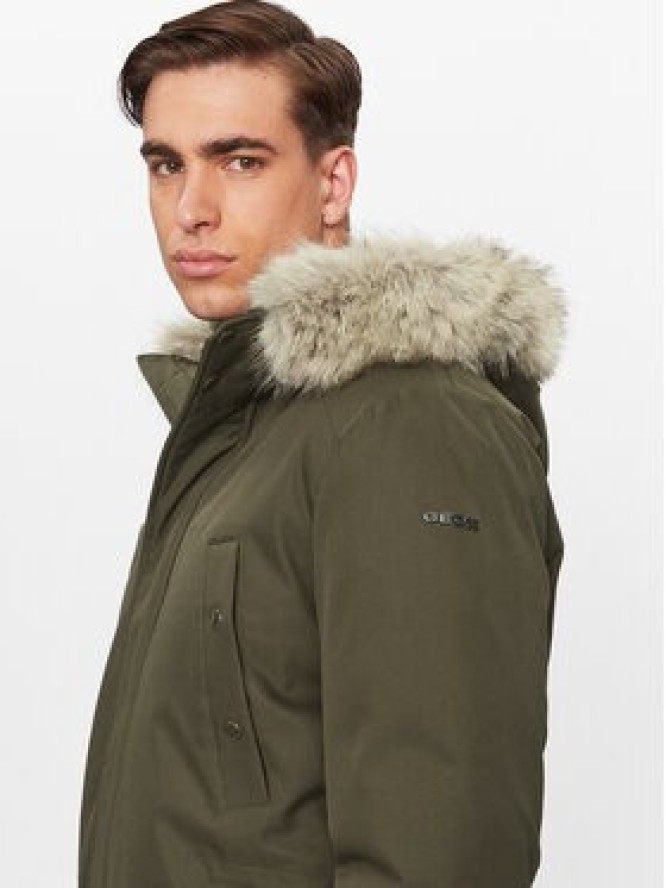 Geox Kurtka zimowa Norwolk M3628F T2951F 3415 Zielony Regular Fit