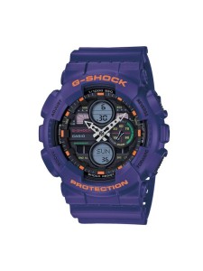 G-Shock Zegarek GA-140-6AER Fioletowy