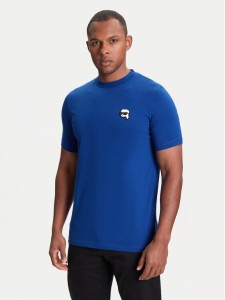 KARL LAGERFELD T-Shirt 755710 553224 Niebieski Slim Fit