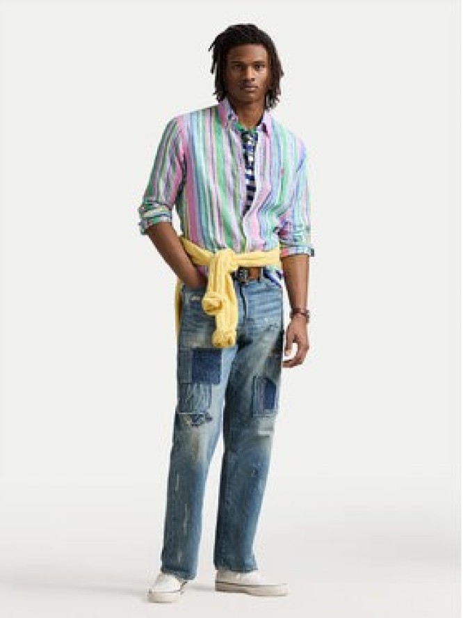 Polo Ralph Lauren Koszula 710968973001 Kolorowy Custom Fit