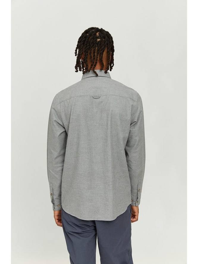 MAZINE Koszula "Simo" w kolorze szarym rozmiar: M
