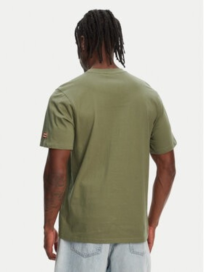 Hunter T-Shirt Duart Graphic HARM0033251 Khaki Regular Fit