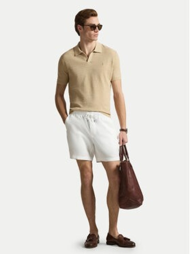 Polo Ralph Lauren Szorty materiałowe 710P08205501 Biały Regular Fit