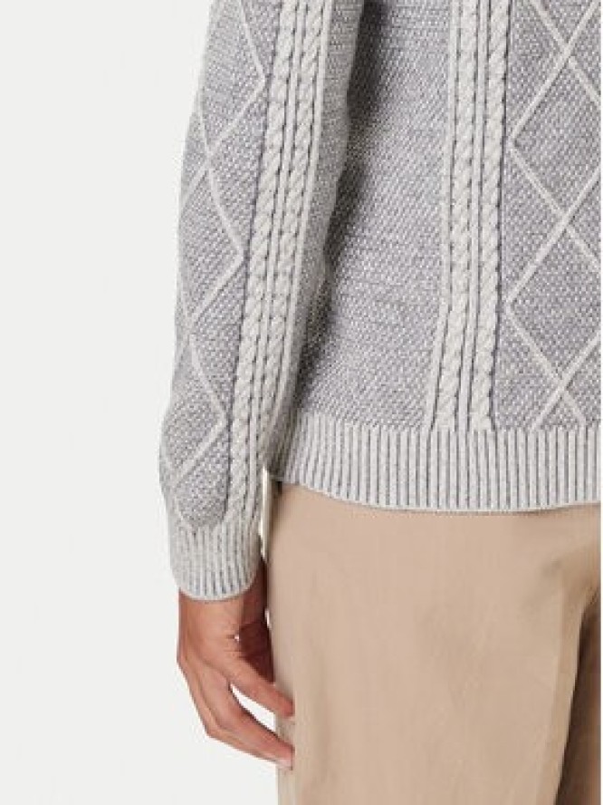 Guess Sweter M5BR44 Z2ZK2 Szary Regular Fit