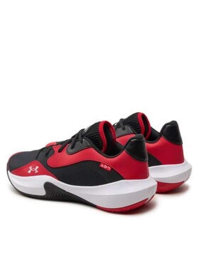 Under Armour Buty do koszykówki UA Lockdown 7 Low 3027646 Czerwony