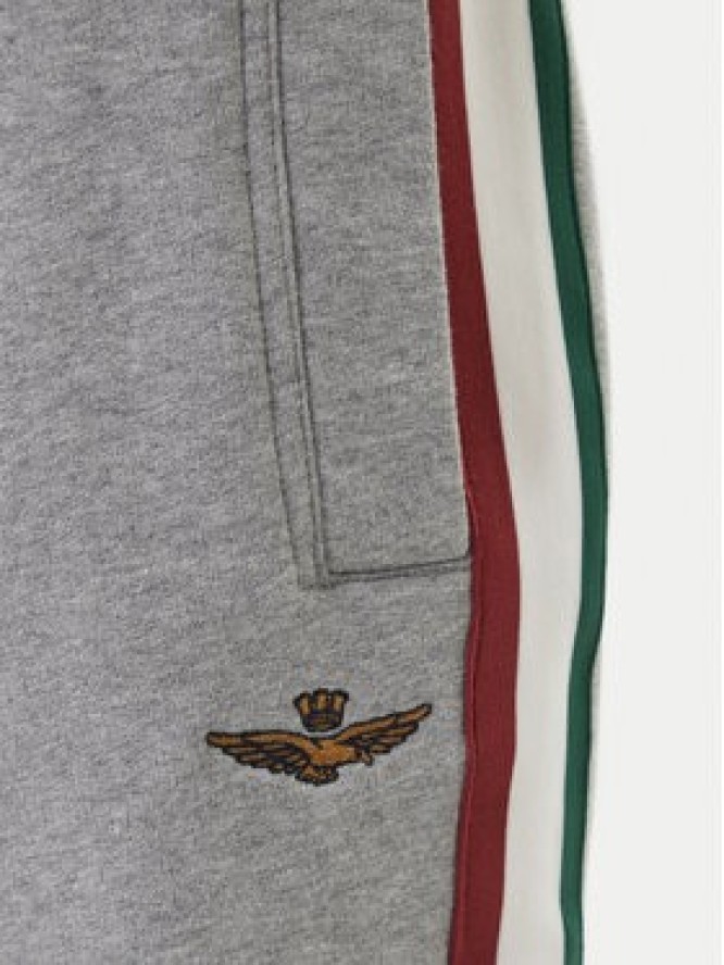Aeronautica Militare Szorty sportowe 261BF0030UF00677 Szary Regular Fit