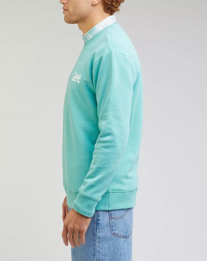 LEE WOBBLY SWS MĘSKA BLUZA KLASYCZNA LOGO L81MFW41 112330663