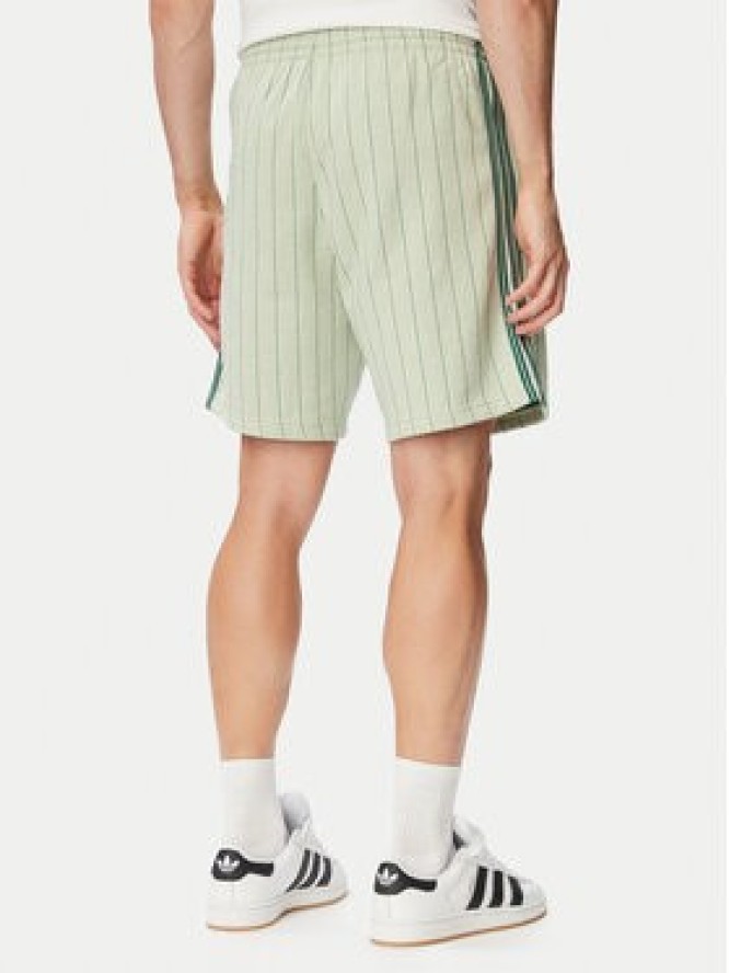 adidas Szorty sportowe Pinstripes KT4328 Kremowy Regular Fit