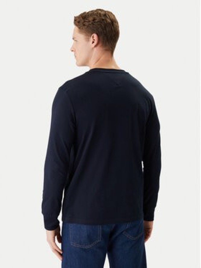 Tommy Hilfiger Longsleeve Brand Love Ls Tee MW0MW41454 Granatowy Slim Fit