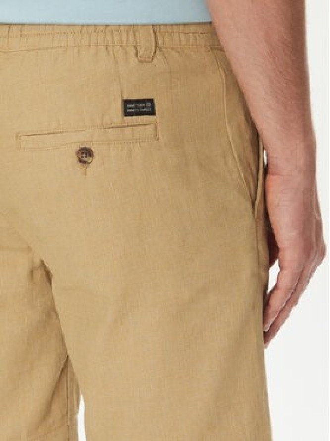 INDICODE Szorty materiałowe Inerwilo 70-815 Beżowy Slim Fit