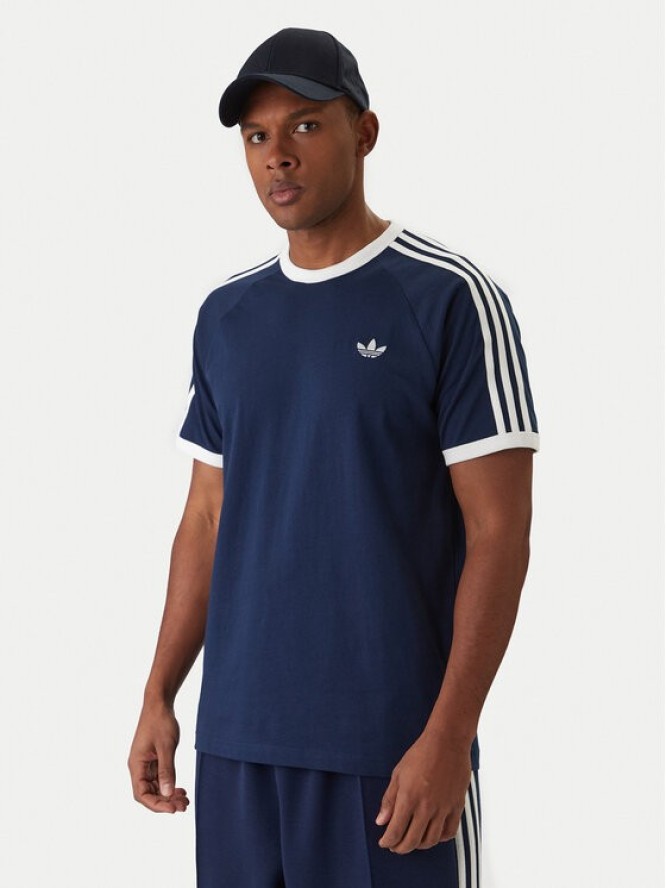 adidas T-Shirt 3-Stripes KE3536 Granatowy Regular Fit