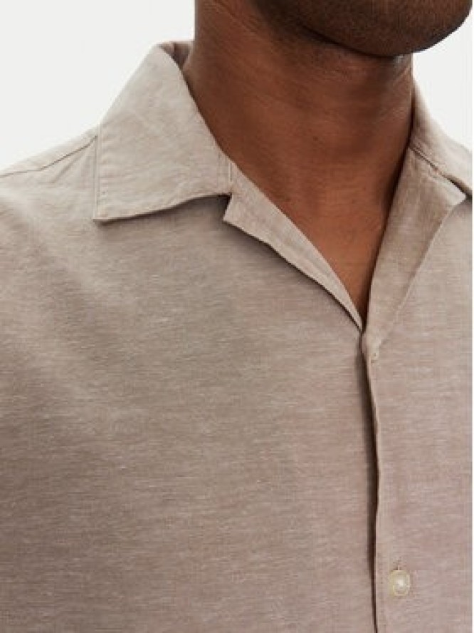 Jack & Jones Koszula Breeze Resort 12268967 Beżowy Relaxed Fit