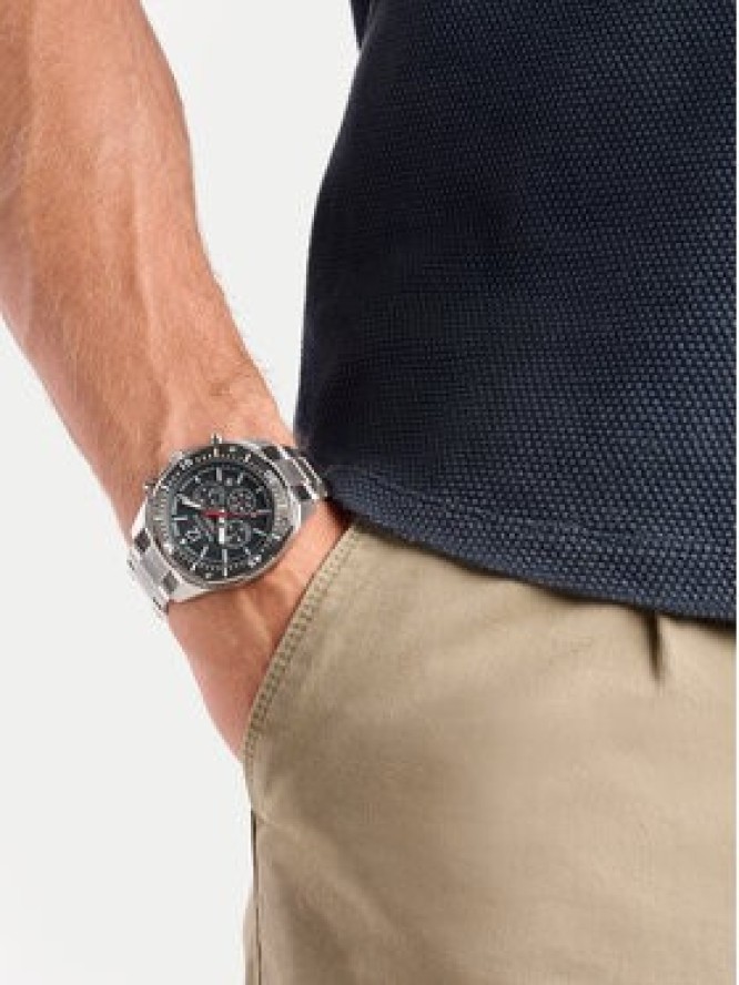 Nautica Zegarek Sporty Chronograph NAPBSS505 Srebrny