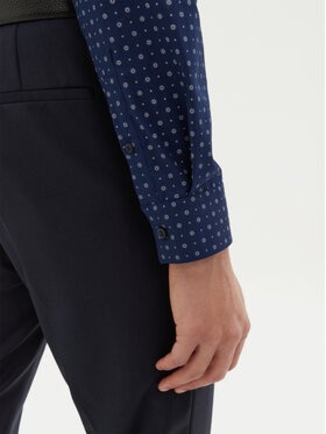 Calvin Klein Koszula K10K114313 Granatowy Slim Fit